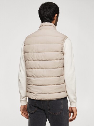 MANGO MAN Vest 'Gorryst' i beige