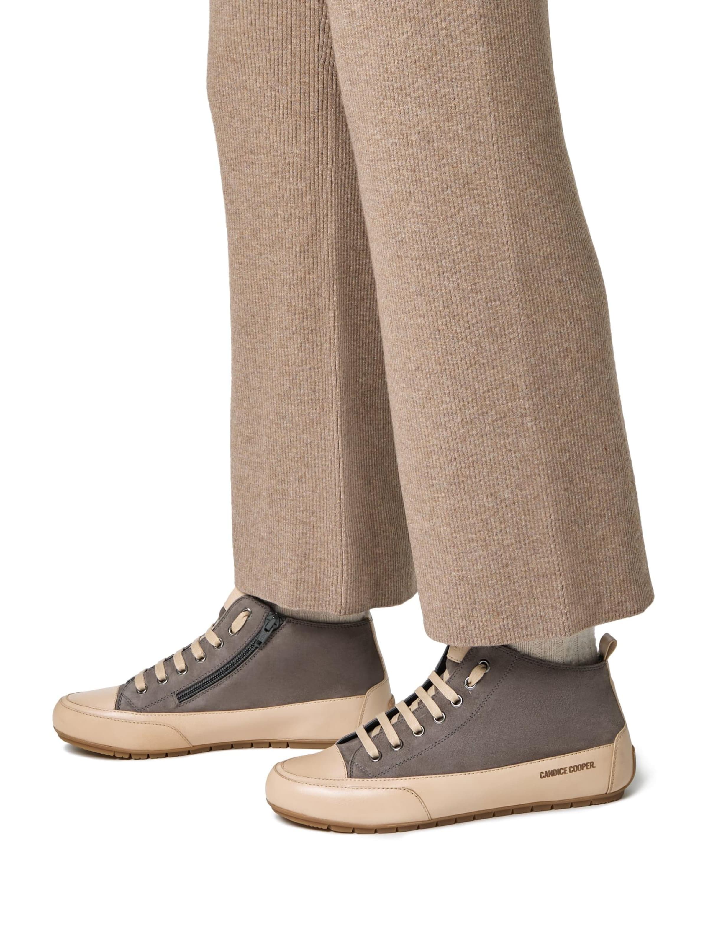 Candice Cooper Sneakers hoog 'MID' in Grijs: voorkant