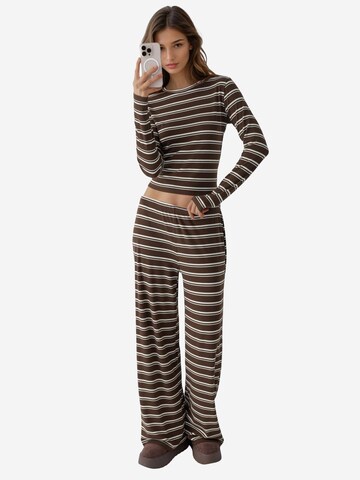 Tenue d'intérieur 'Zweiteiliges Set' Hiccup en marron