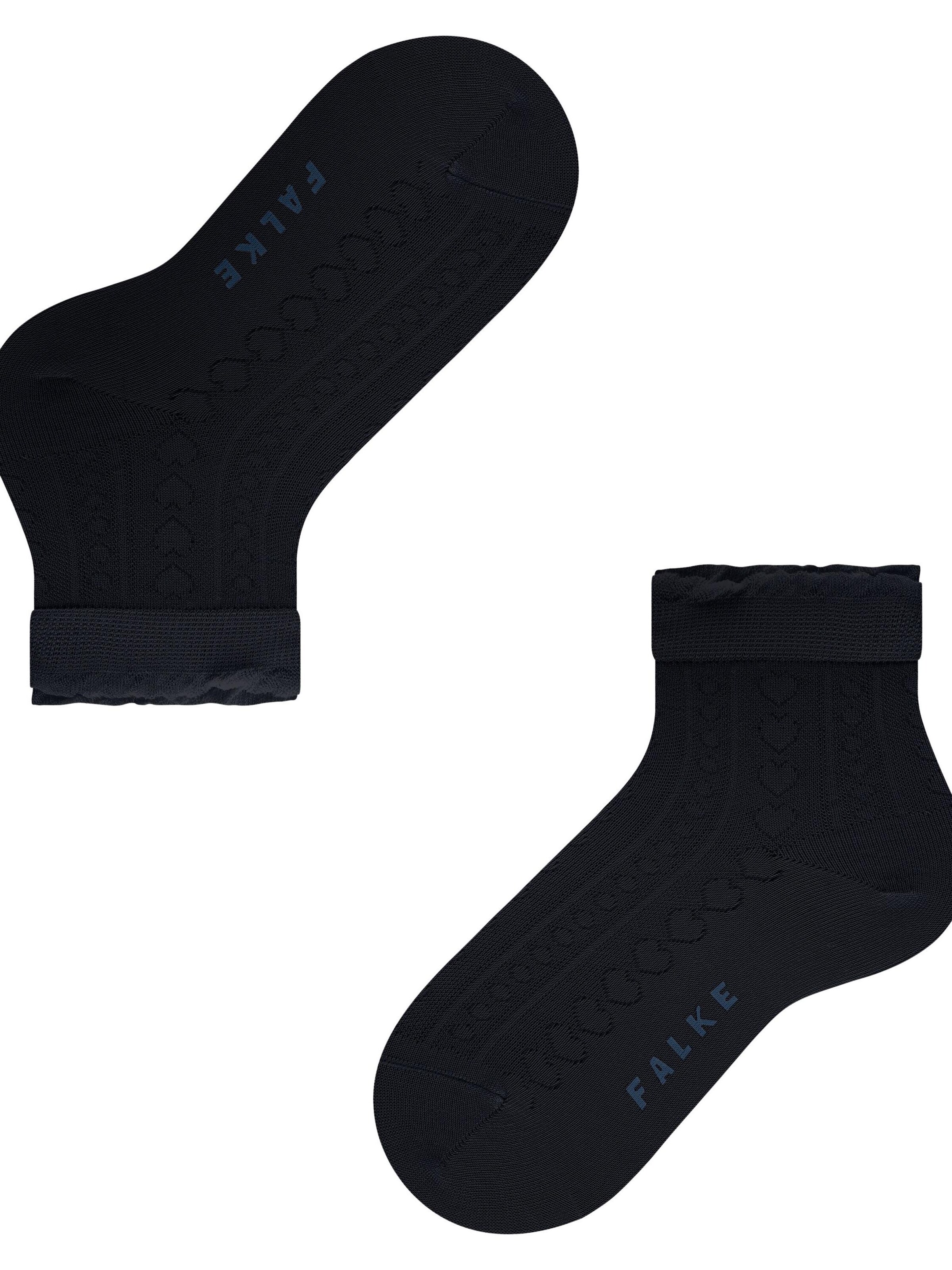 FALKE Socks 'Romantic Net' in Blue