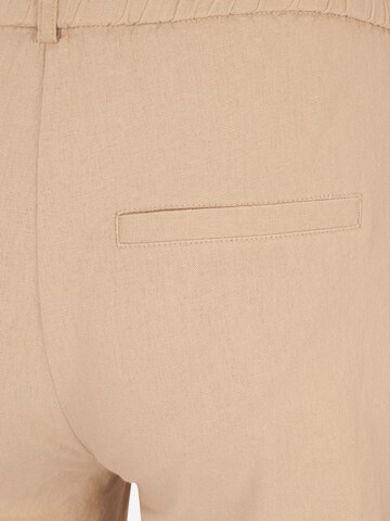 Regular Pantalon 'Beach' Mamalicious Curve en beige
