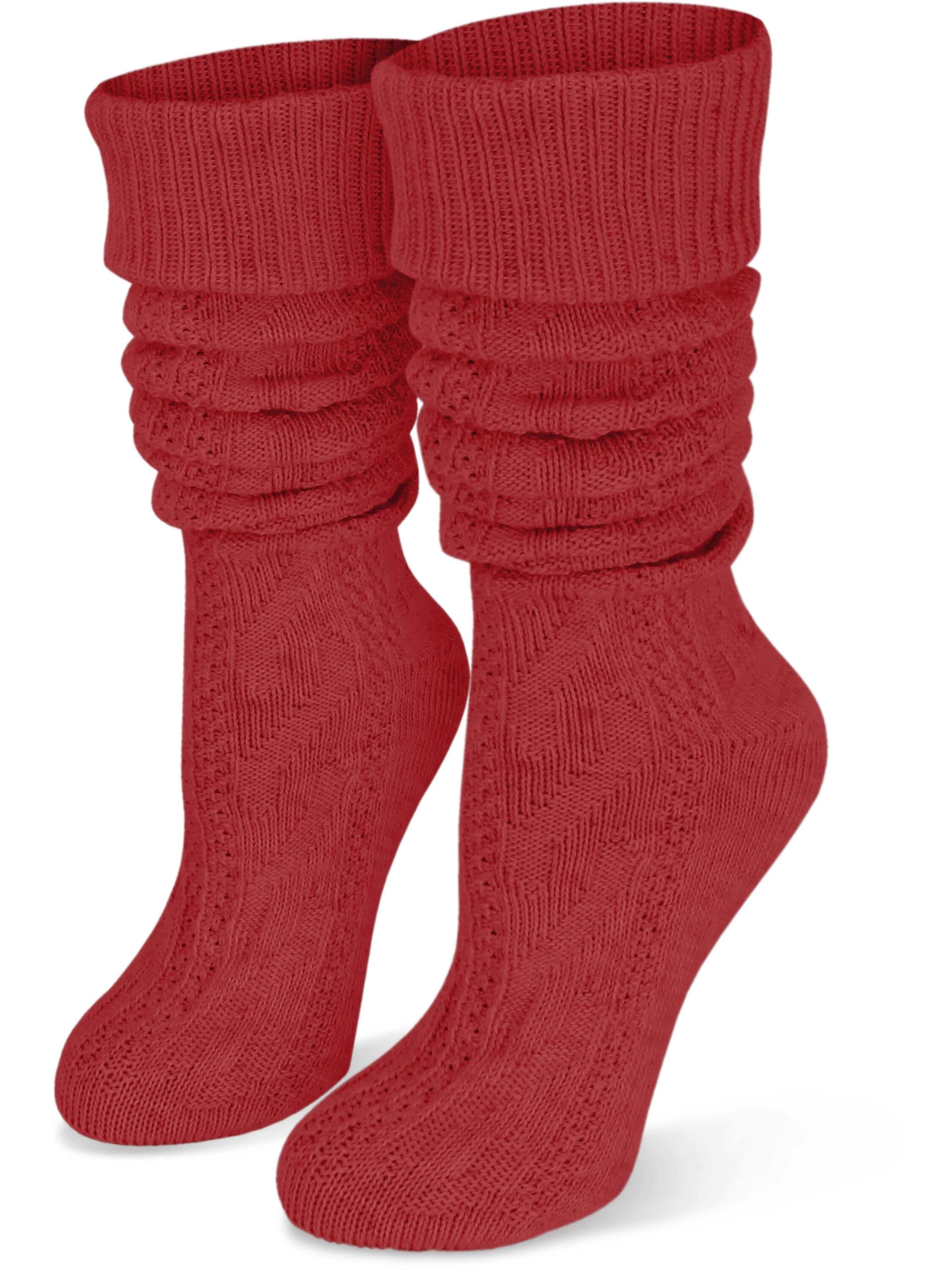 normani - Calcetines tradicionales en rojo