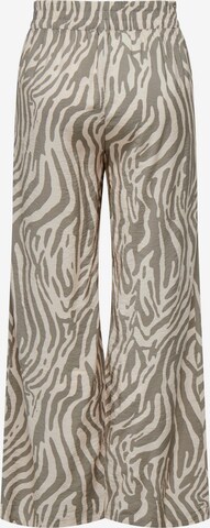 JDY Szeroka nogawka Spodnie 'CAMILLE' w kolorze beżowy