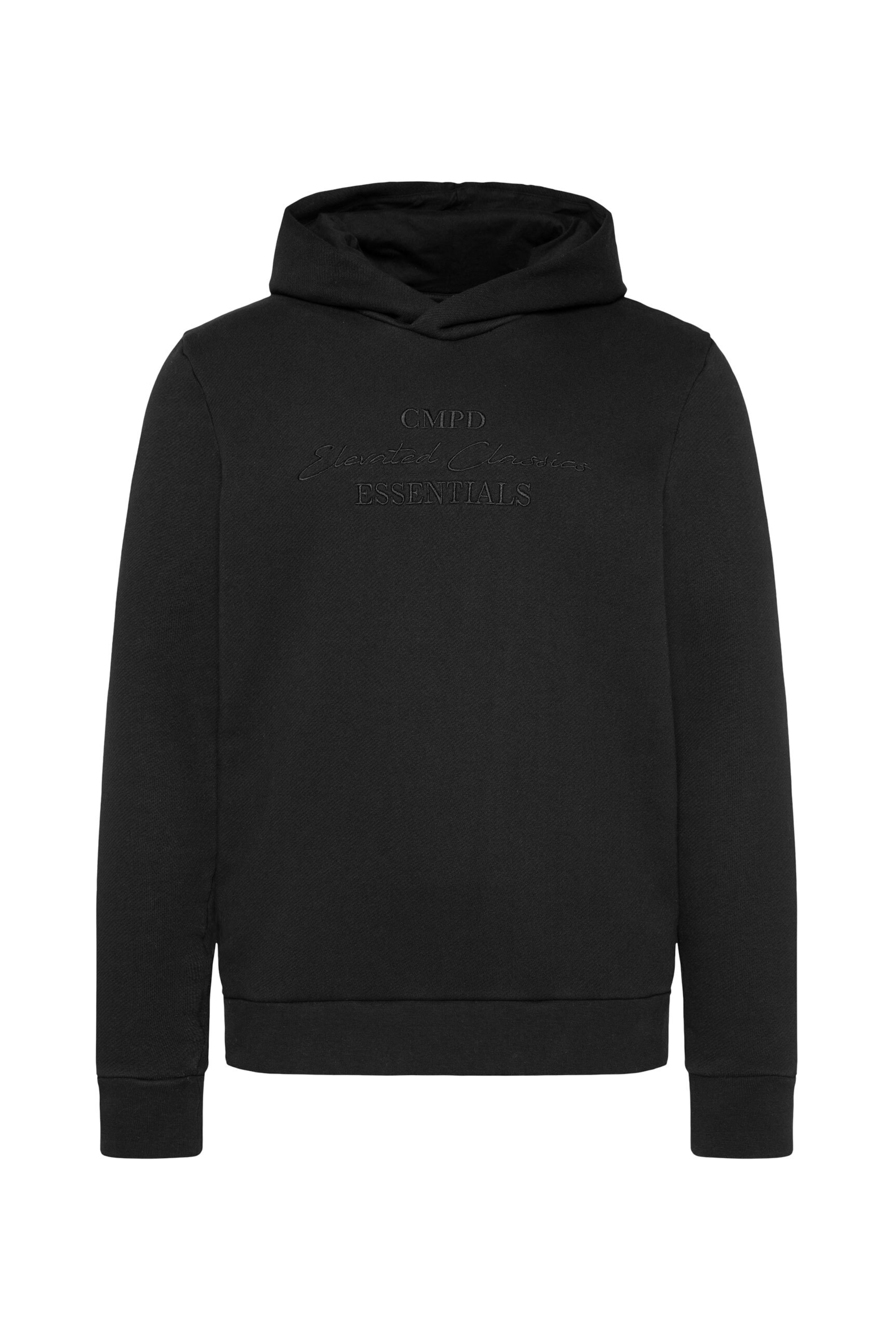 CMPD Sweatshirt in Schwarz: Vorderseite