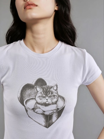 T-shirt Busem en blanc