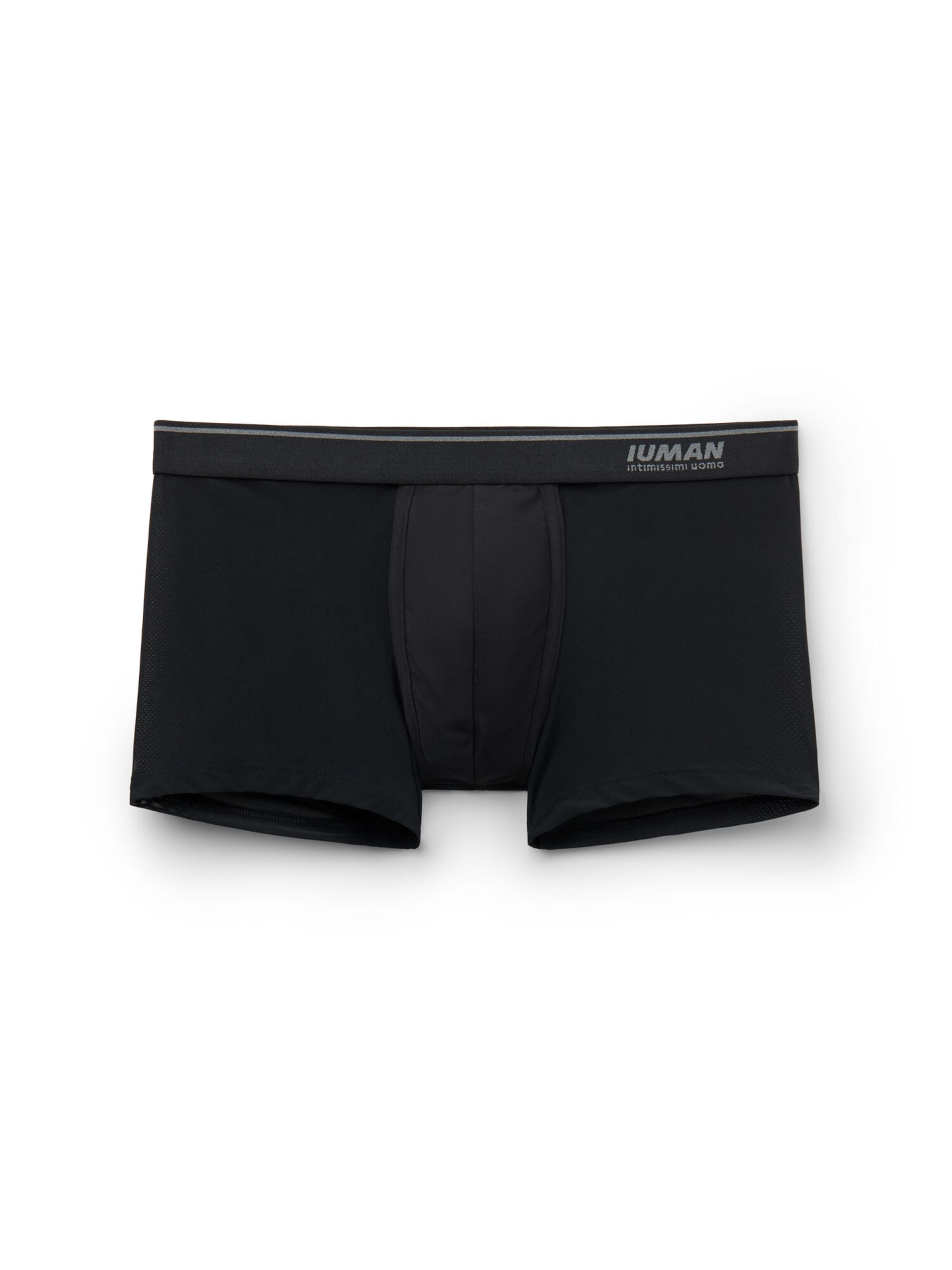 IUMAN Intimissimi Uomo Boxershorts in Schwarz: Vorderseite