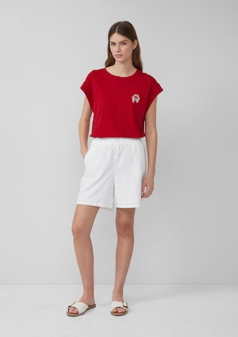 s.Oliver Loosefit Shorts in Weiß