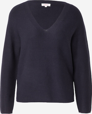 s.Oliver Pullover i blå: forside