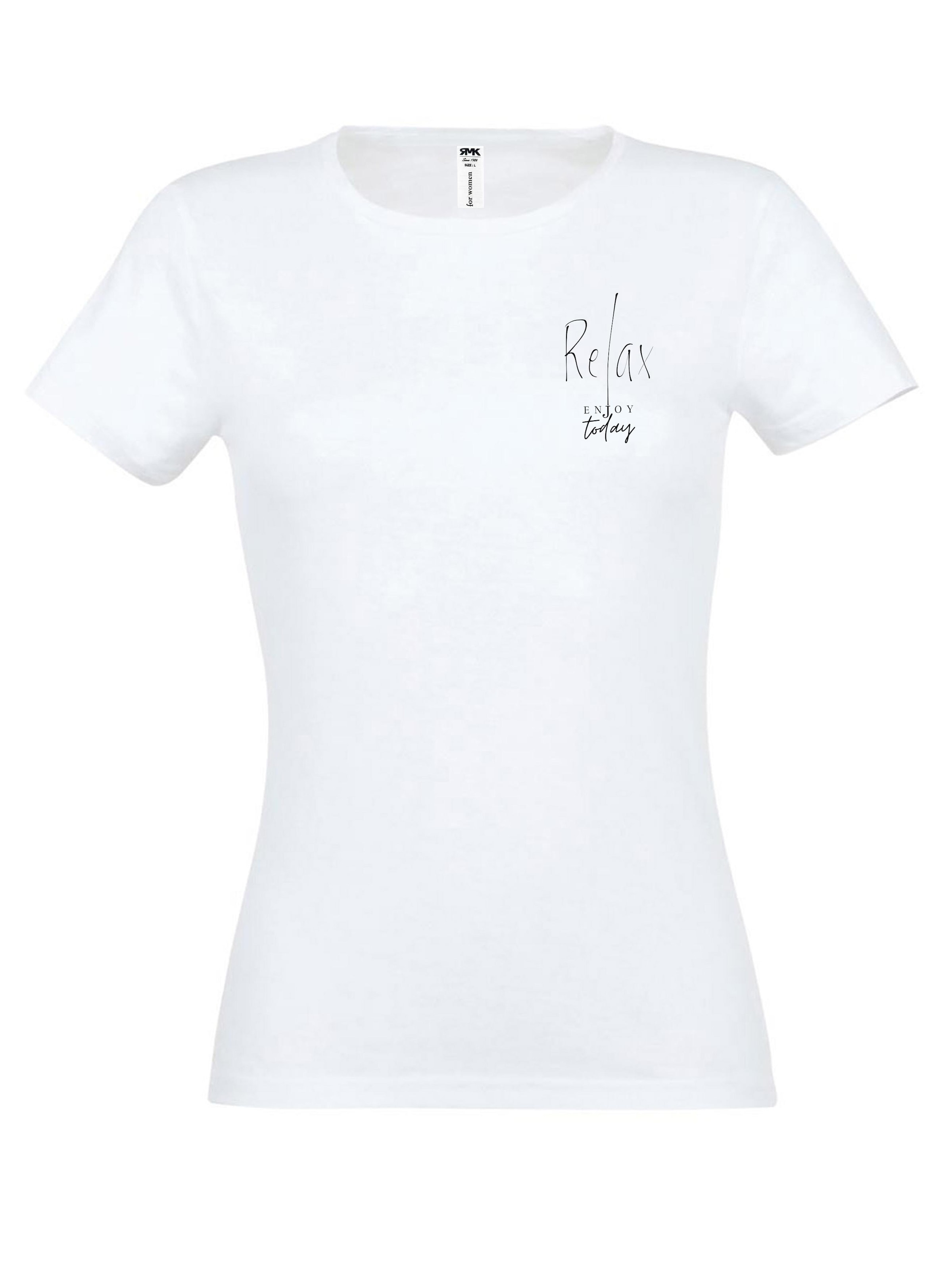 RMK Shirt 'Relax'‌ in Weiß: Vorderseite