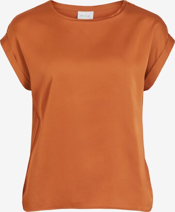 VILA Majica 'ELLETTE' | oranžna barva: sprednja stran