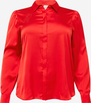 Camicia da donna 'BADIANA' di Persona by Marina Rinaldi in rosso: frontale