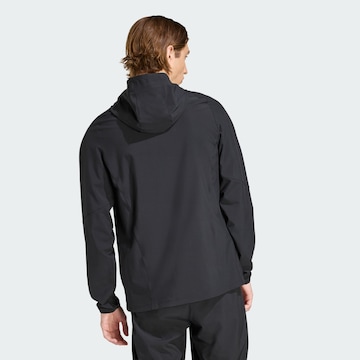 ADIDAS PERFORMANCE Sportjas 'Germany Tiro Travel Full Zip' in Zwart