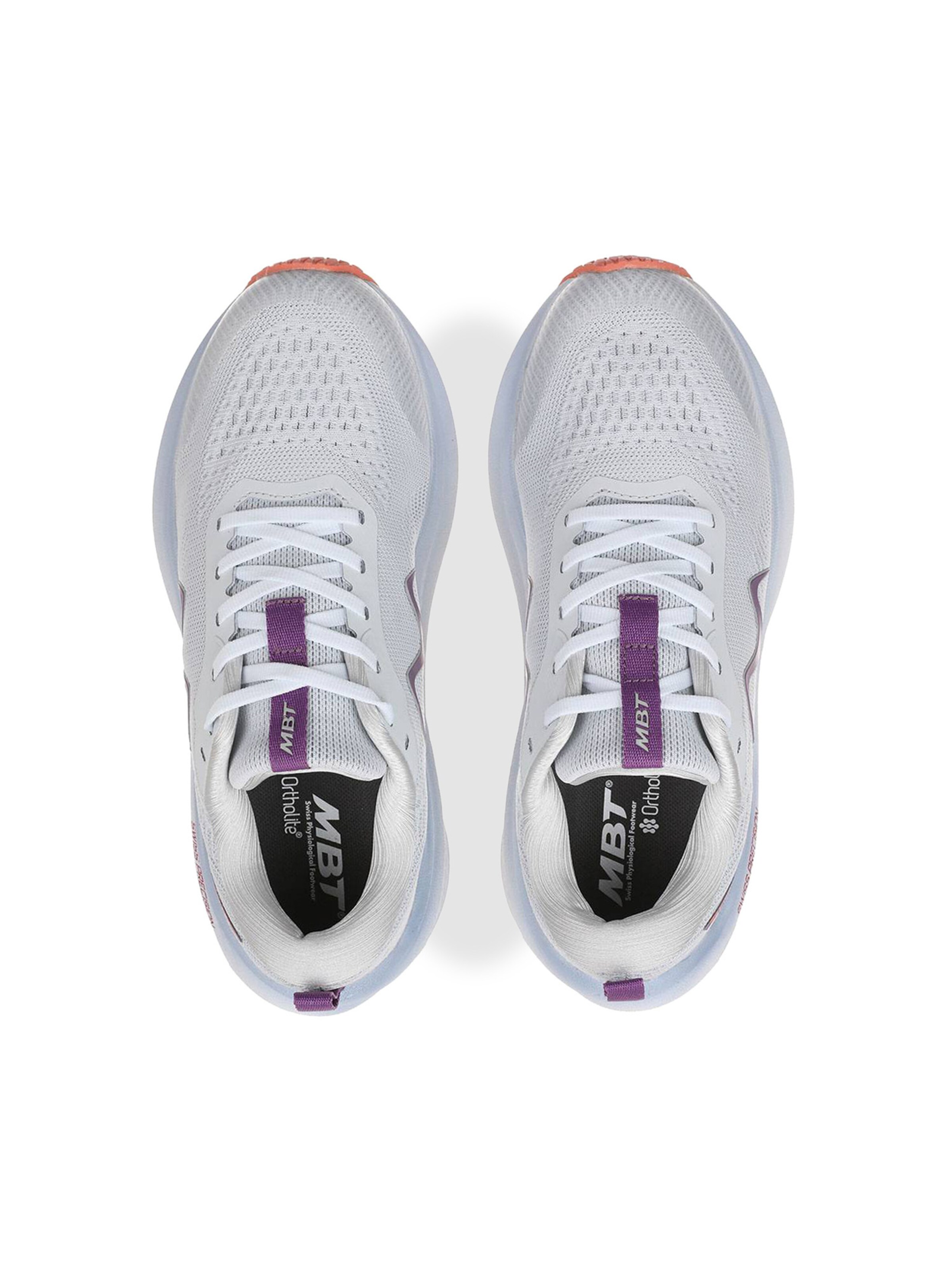 MBT - Sapatilhas slip-on ' MBT-1000 II LACE UP ' em cinzento: topo