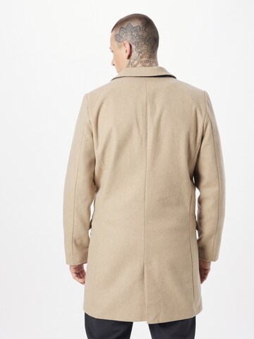 Coupe regular Manteau mi-saison Casual Friday en beige