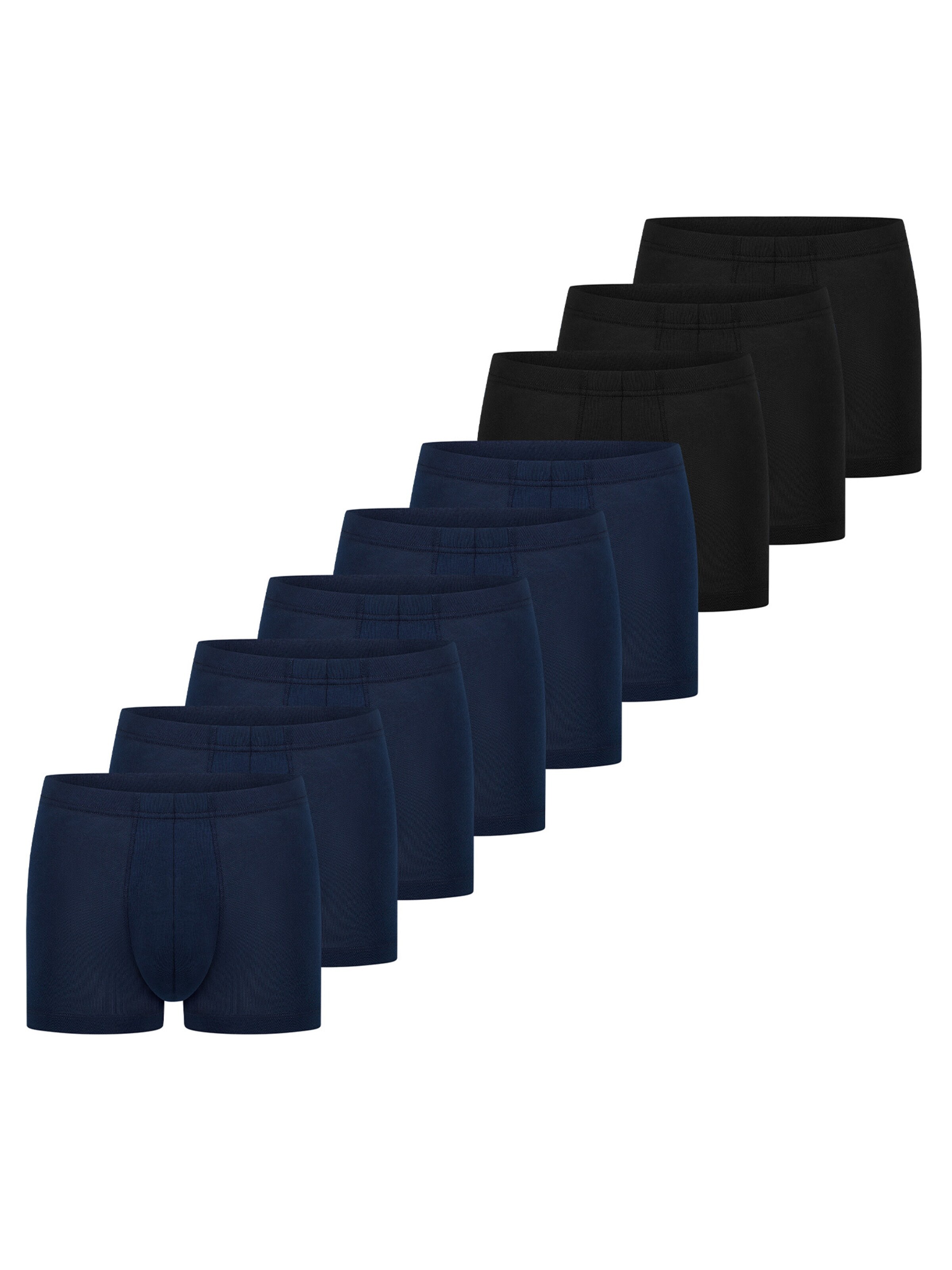 SCHIESSER Boxer shorts '95/5 Essentials - Cotton' in Blue: front