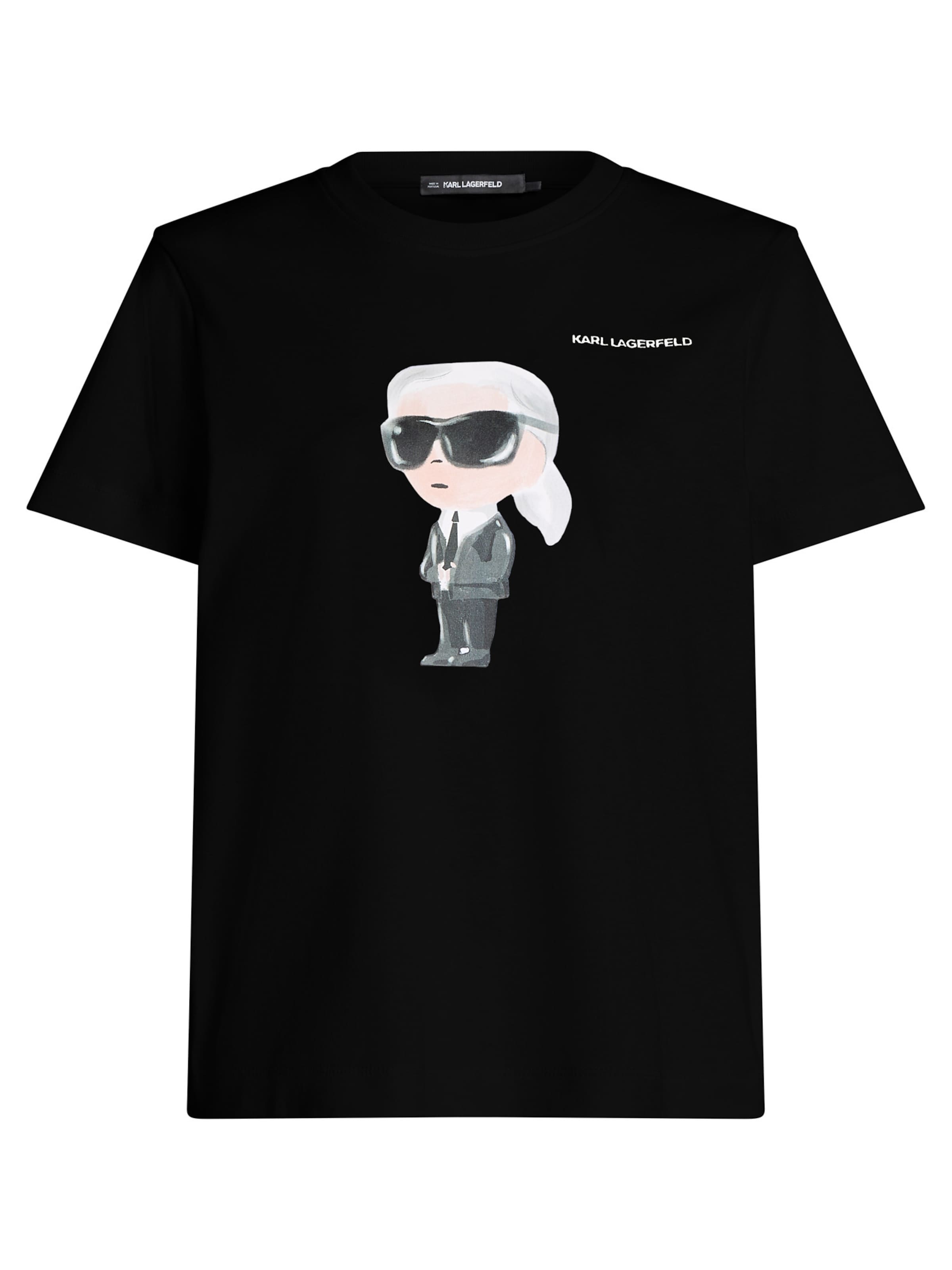 Karl Lagerfeld Shirt in Black: front
