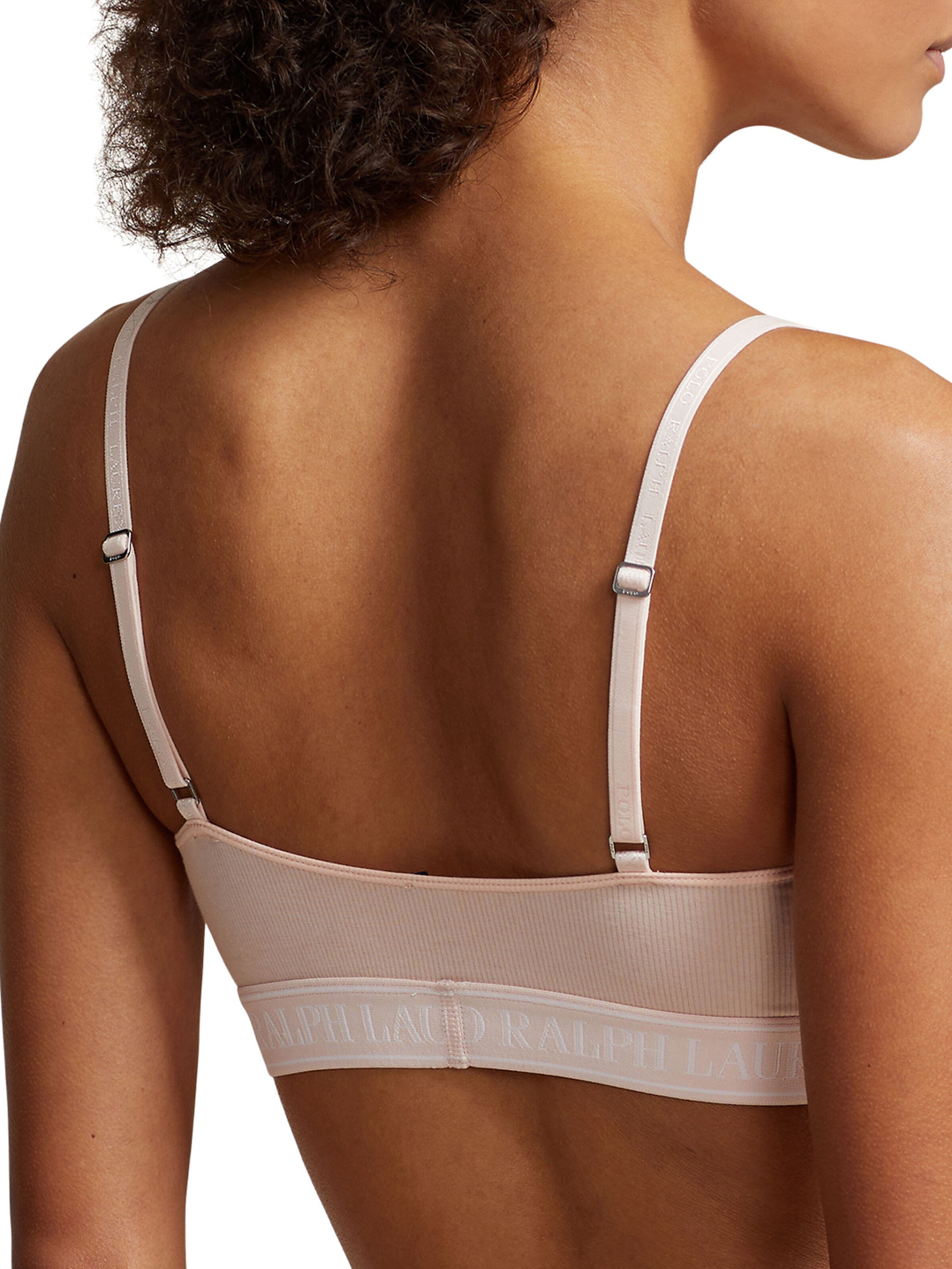 Polo Ralph Lauren Bralette Bra ' SCOOP BRALETTE ' in Pink