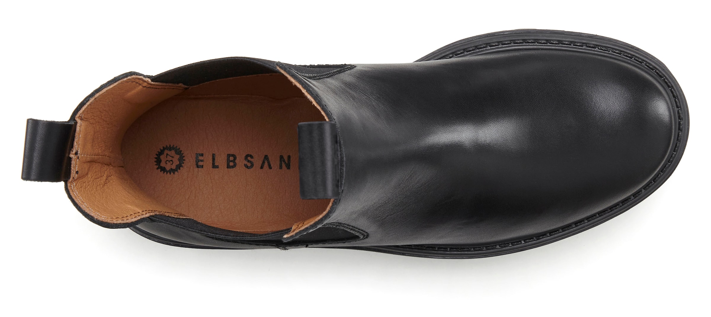 Elbsand Chelsea škornji | črna barva