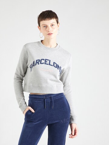 AÉROPOSTALE Sweatshirt in Grey: front