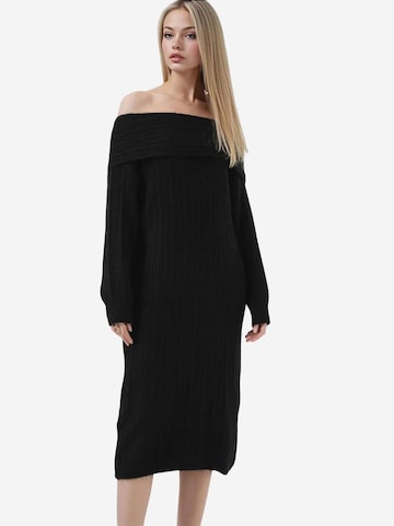 Abito in maglia di Bigdart in nero: frontale