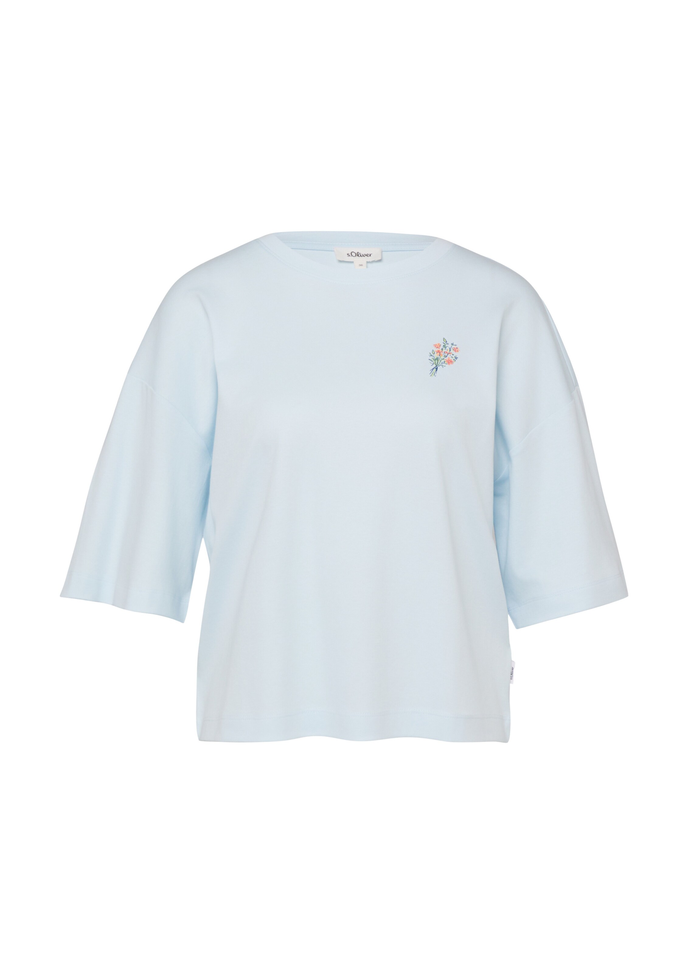 s.Oliver Shirt in Blauw: voorkant