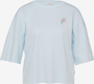 s.Oliver Shirt in Blue: front