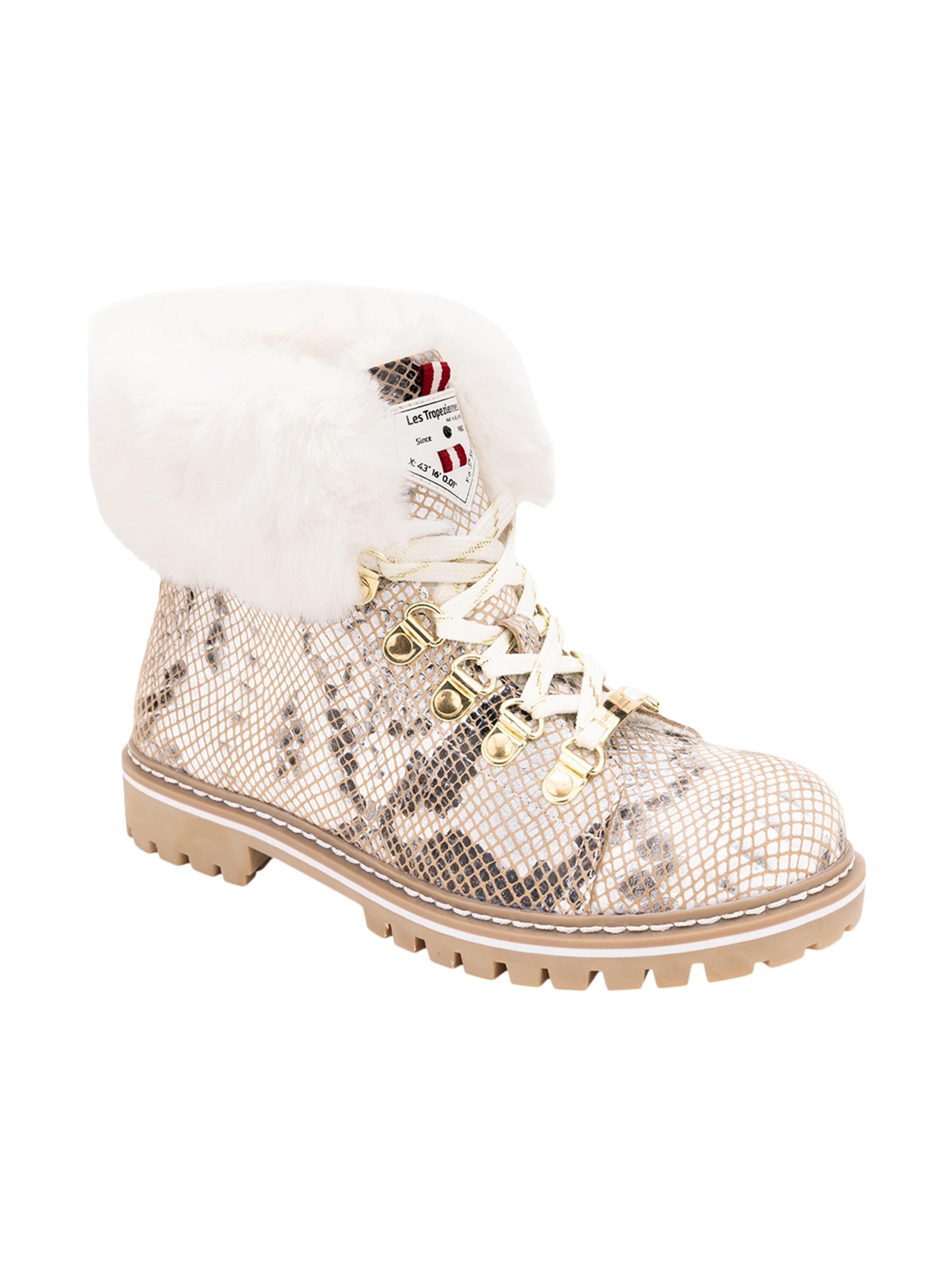 Ankle boots di Les Tropéziennes in bianco: frontale