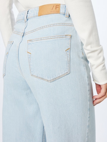 SELECTED FEMME Wide Leg Jeans 'ALICE' in Blau