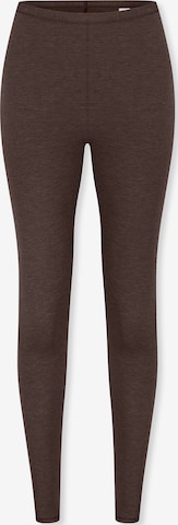 Skinny Leggings ' Personal Fit ' SCHIESSER en marron : devant
