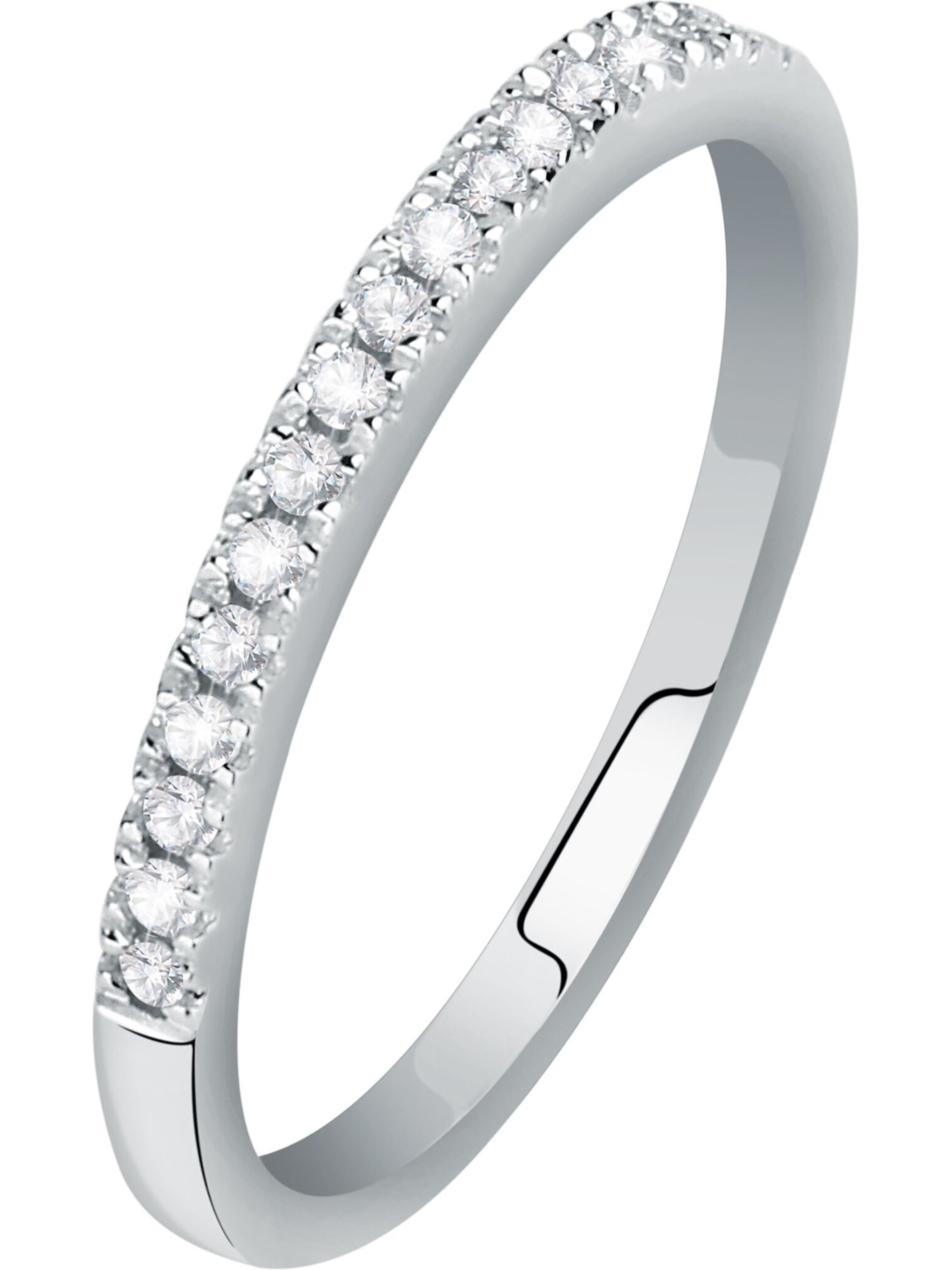 CHRIST Ring in Weiß: Vorderseite