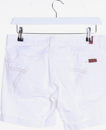 7 for all mankind Bermuda / Shorts S in Weiß