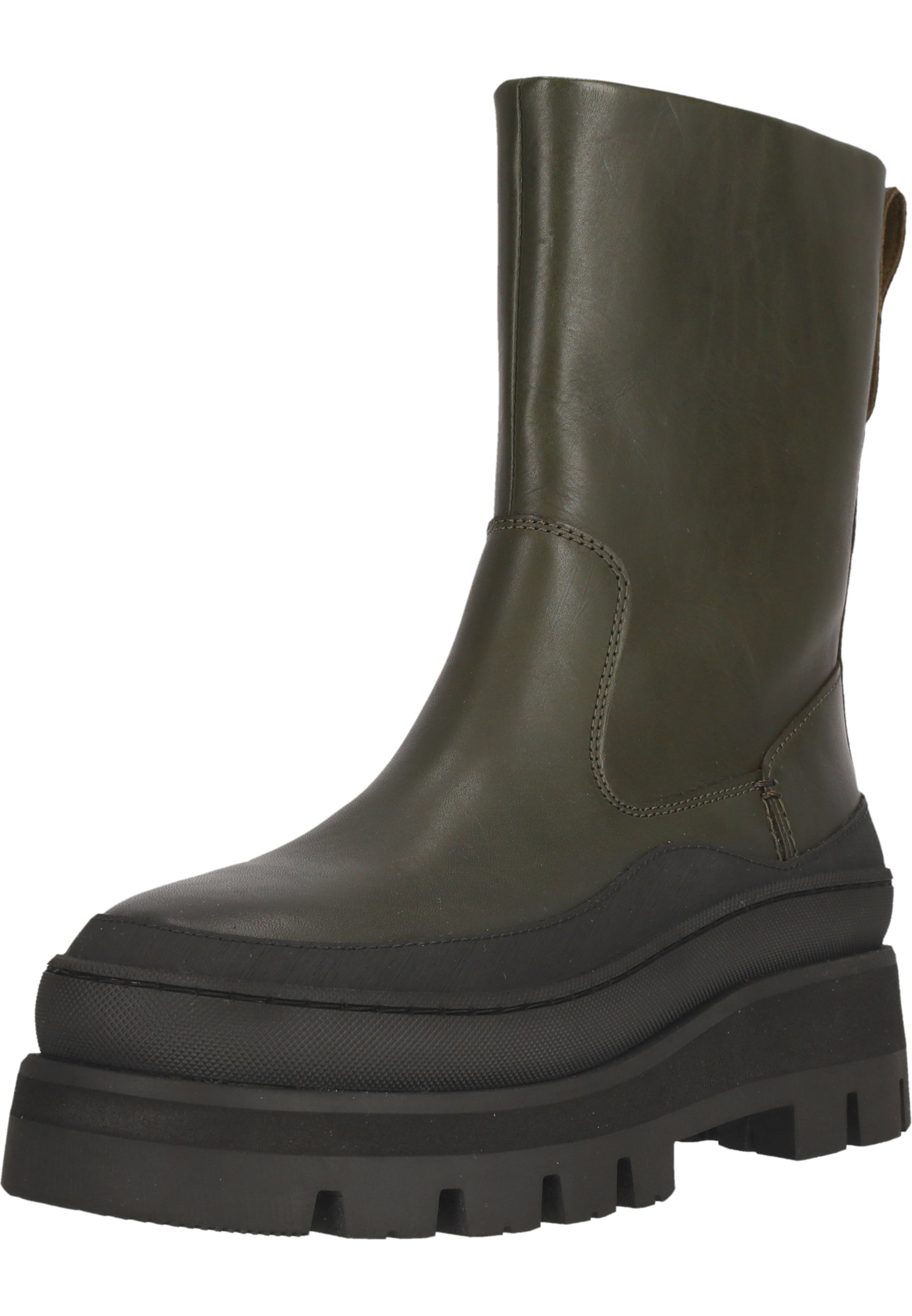 CLARKS Rubber boot 'Orianna2 Rise' in Green: front