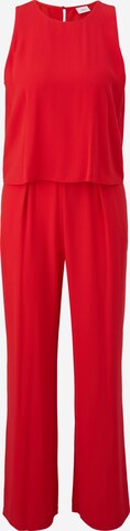 s.Oliver BLACK LABEL Jumpsuit in Rood: voorkant