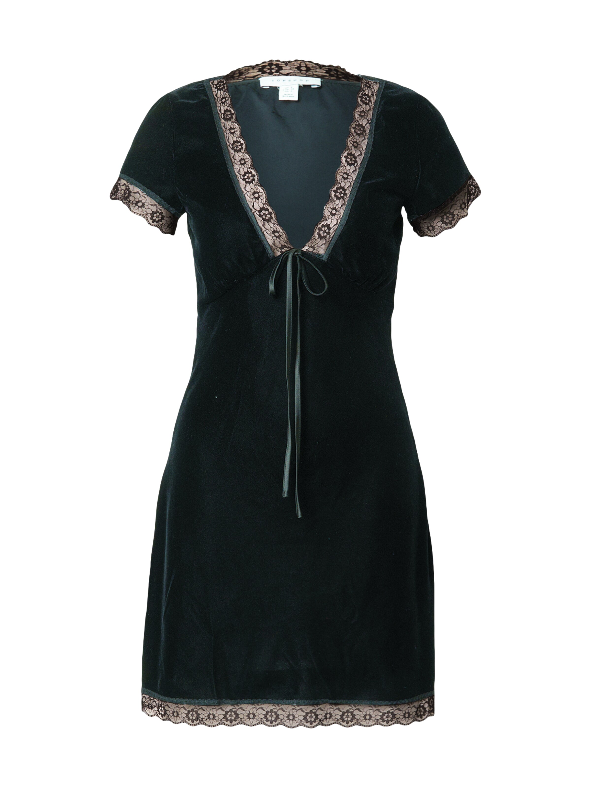 juoda TOPSHOP Suknelė: priekis