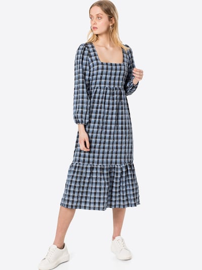 NEW LOOK Dress in Dusty blue / Light blue / Light grey / Black, View model