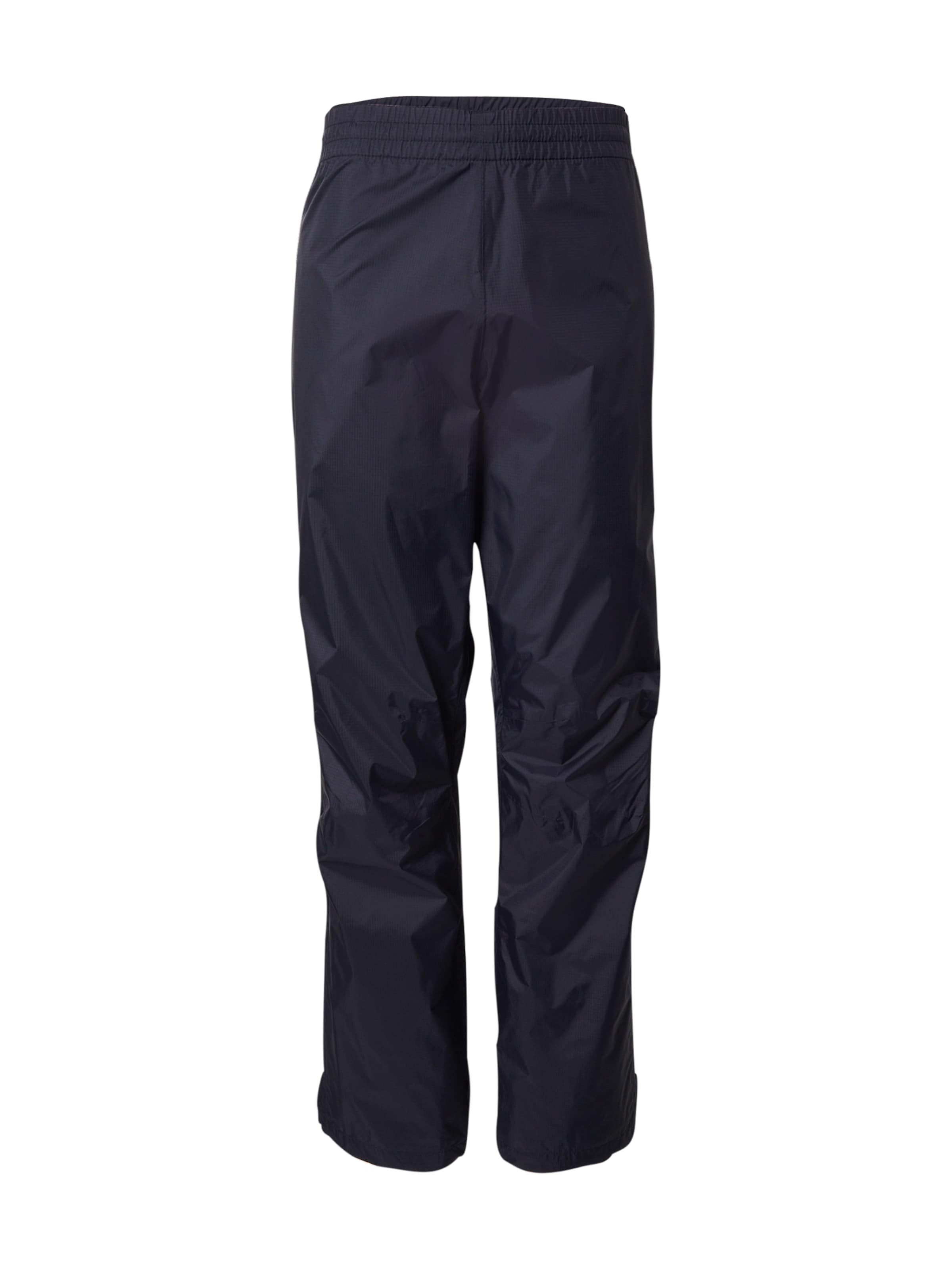 COLUMBIA regular Udendørsbukser 'Pouring Adventure™ III' i sort: forside