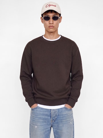 JACK & JONES - Sudadera 'JCOLEGACY' en marrón: frente