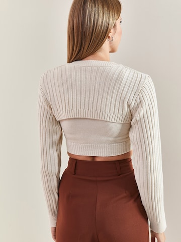Bianco Lucci Sweater in Beige