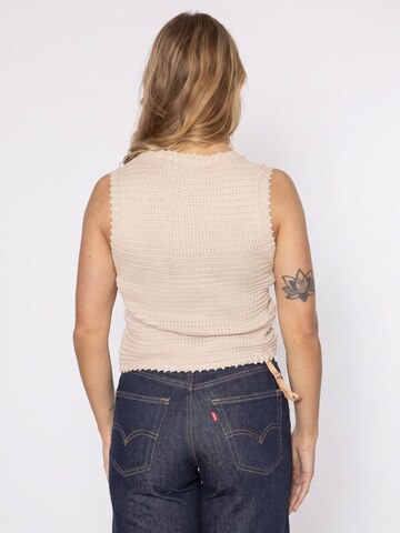 wild pony Knitted top 'Blanco' in Beige
