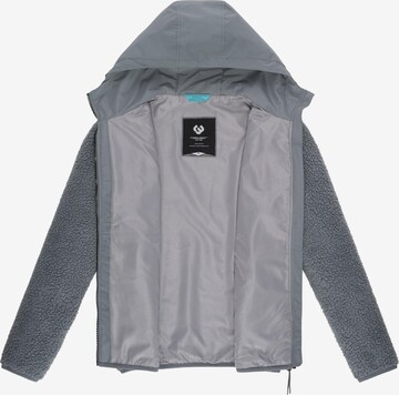 Ragwear Athletic Fleece Jacket 'Adar' in Grey