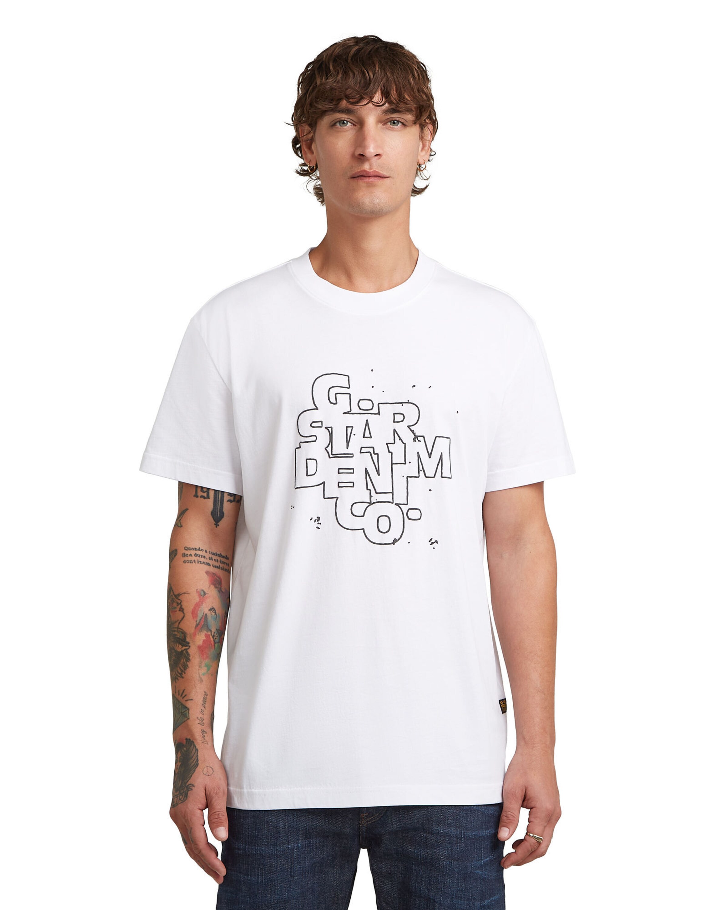 G-STAR Shirt in White: front