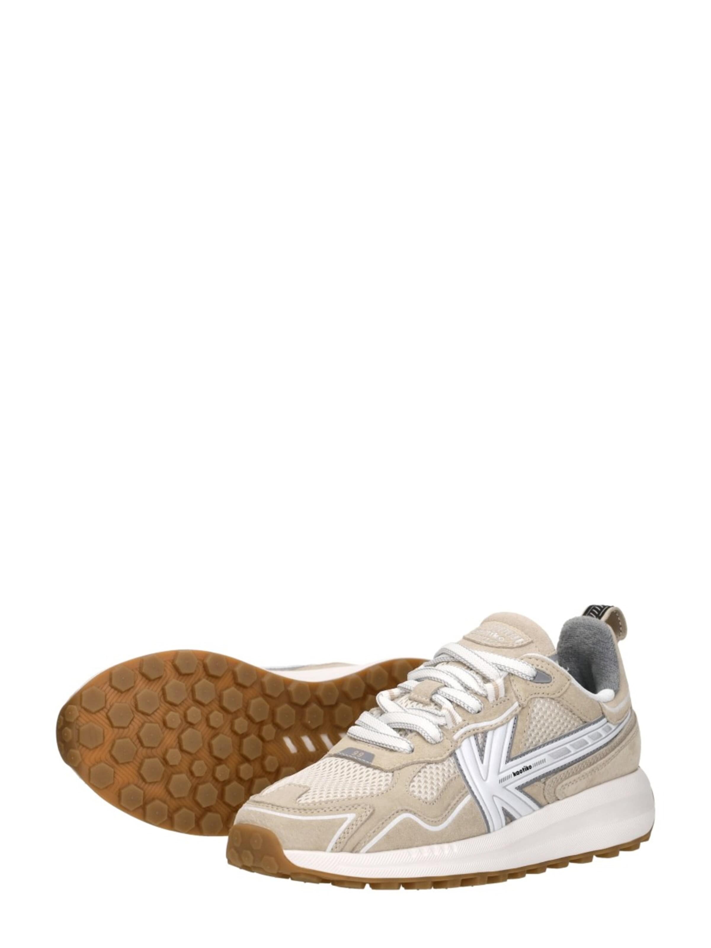 Kaotiko Sneakers laag 'Detroit Tech' in Beige