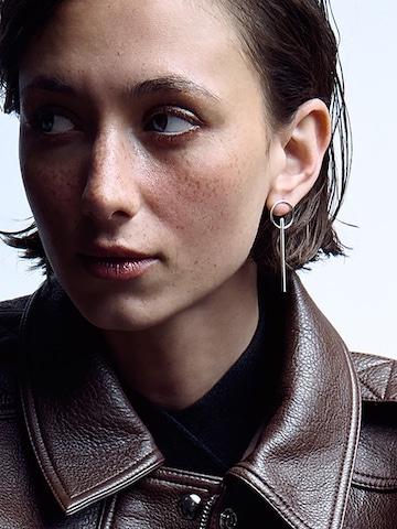 REYTEL Earrings 'LINEA' in Silver