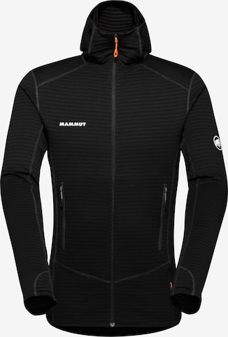 MAMMUT Funktionsfleecejacke ‘Taiss Light’ in Schwarz: Vorderseite