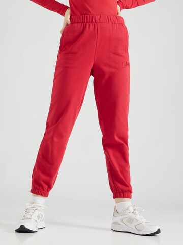 Effilé Pantalon GAP en rouge : devant