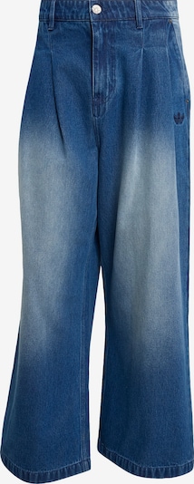 ADIDAS ORIGINALS Traperice s naborima 'JEANS MID-RISE WIDE' veličine 30/regular u plavi traper, Pregled proizvoda