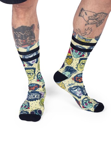 Chaussettes 'Villains' American Socks en jaune