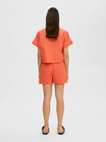 SELECTED FEMME Bluse in Orange