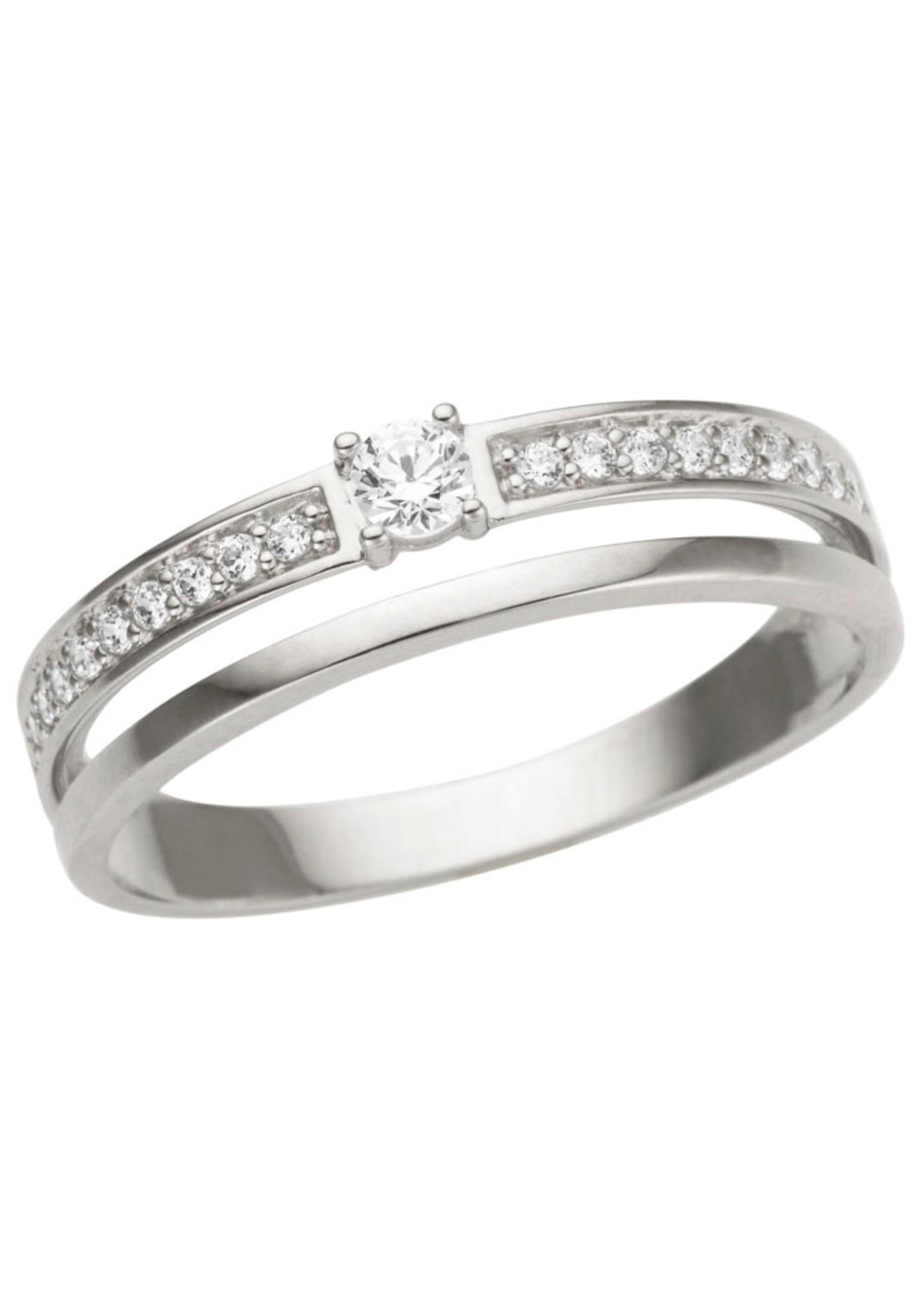 FIRETTI Ring in Weiß: Vorderseite