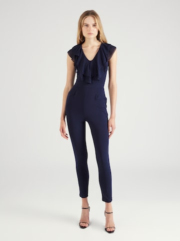 WAL G. Jumpsuit 'PRIYA' in Blauw: voorkant